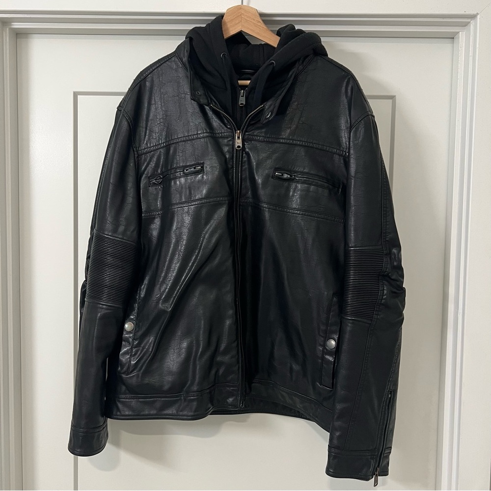 Faux Leather Jacket